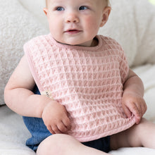 Load image into Gallery viewer, Reversible Bib + Burp Set - Blush