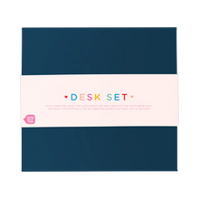 Load image into Gallery viewer, Navy Desk Set
