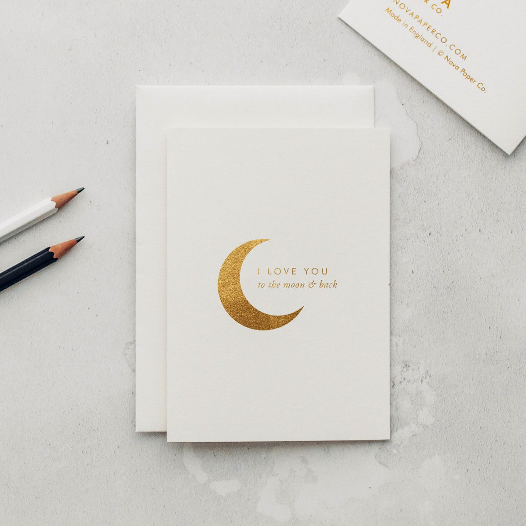 To the Moon and Back - Greeting Card