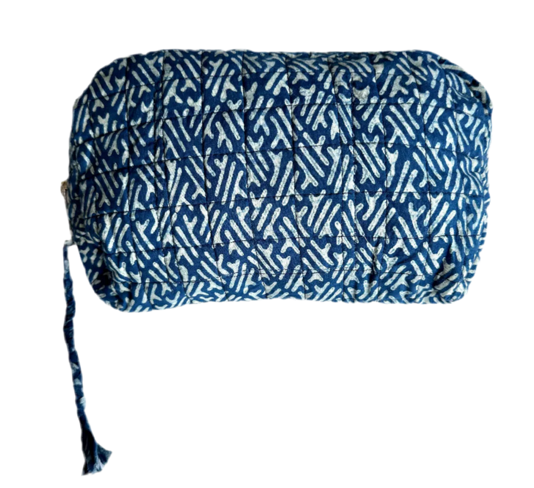 Indigo Craze Travel Pouch
