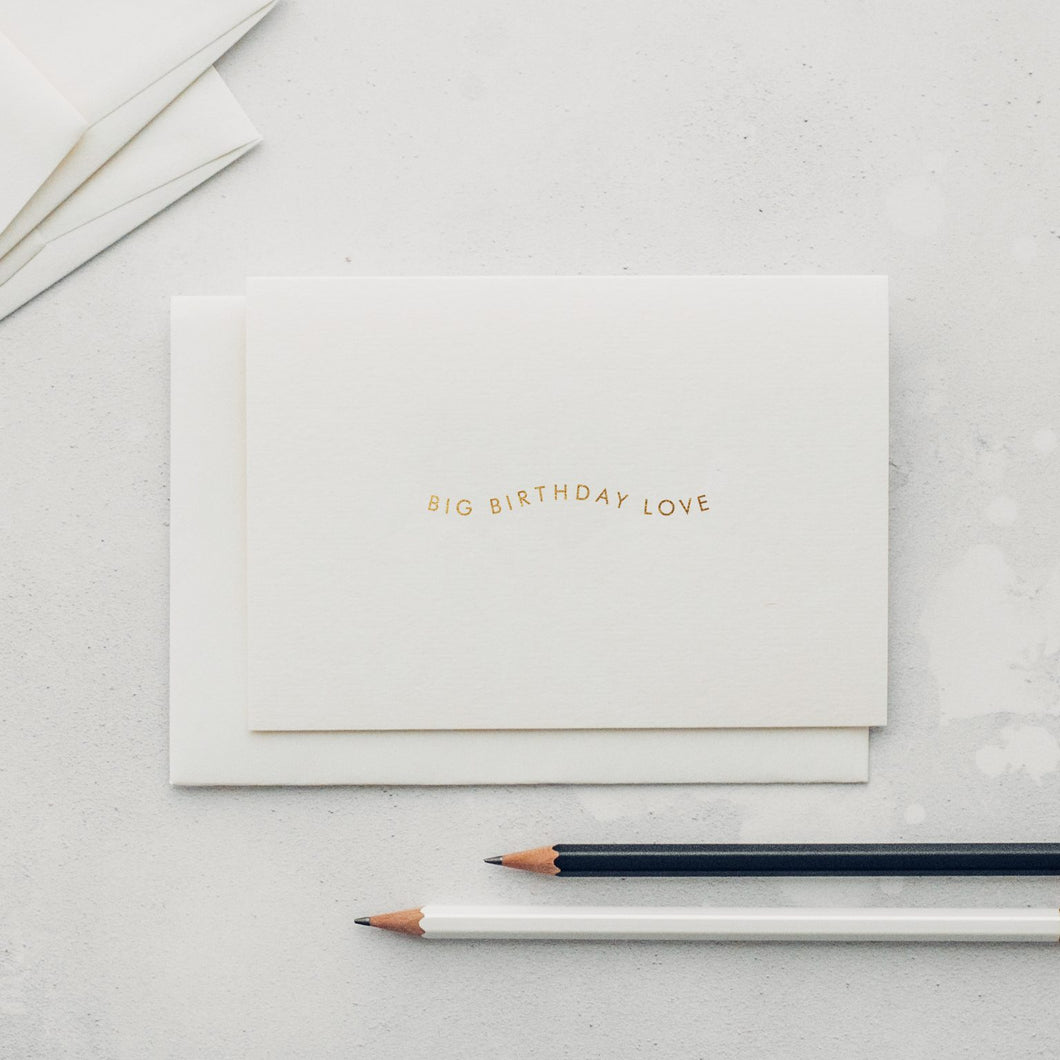 Big Birthday Love - Greeting Card