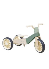 Load image into Gallery viewer, Grow With Me: 3-in-1 Convertible Wooden Balance Bike - Seafoam
