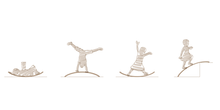 Load image into Gallery viewer, Wooden Wobble Balance Board for Kids
