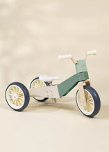 Load image into Gallery viewer, Grow With Me: 3-in-1 Convertible Wooden Balance Bike - Seafoam

