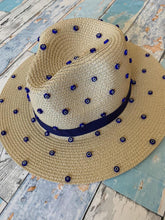 Load image into Gallery viewer, Evil Eye Summer Hat
